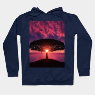 A pleasant sunset Vibe Hoodie